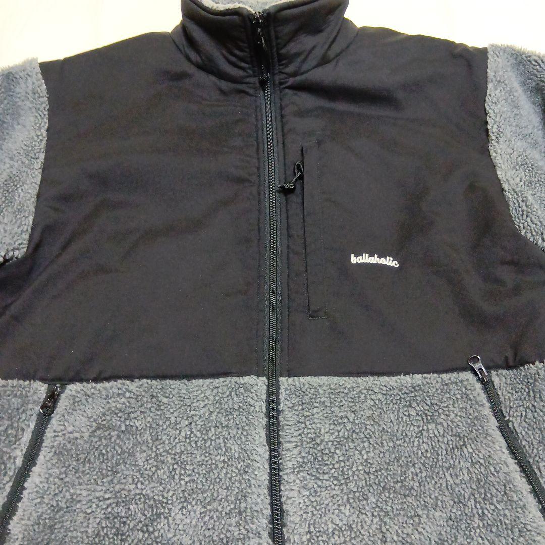 ballaholic logo boa jacket サイズL