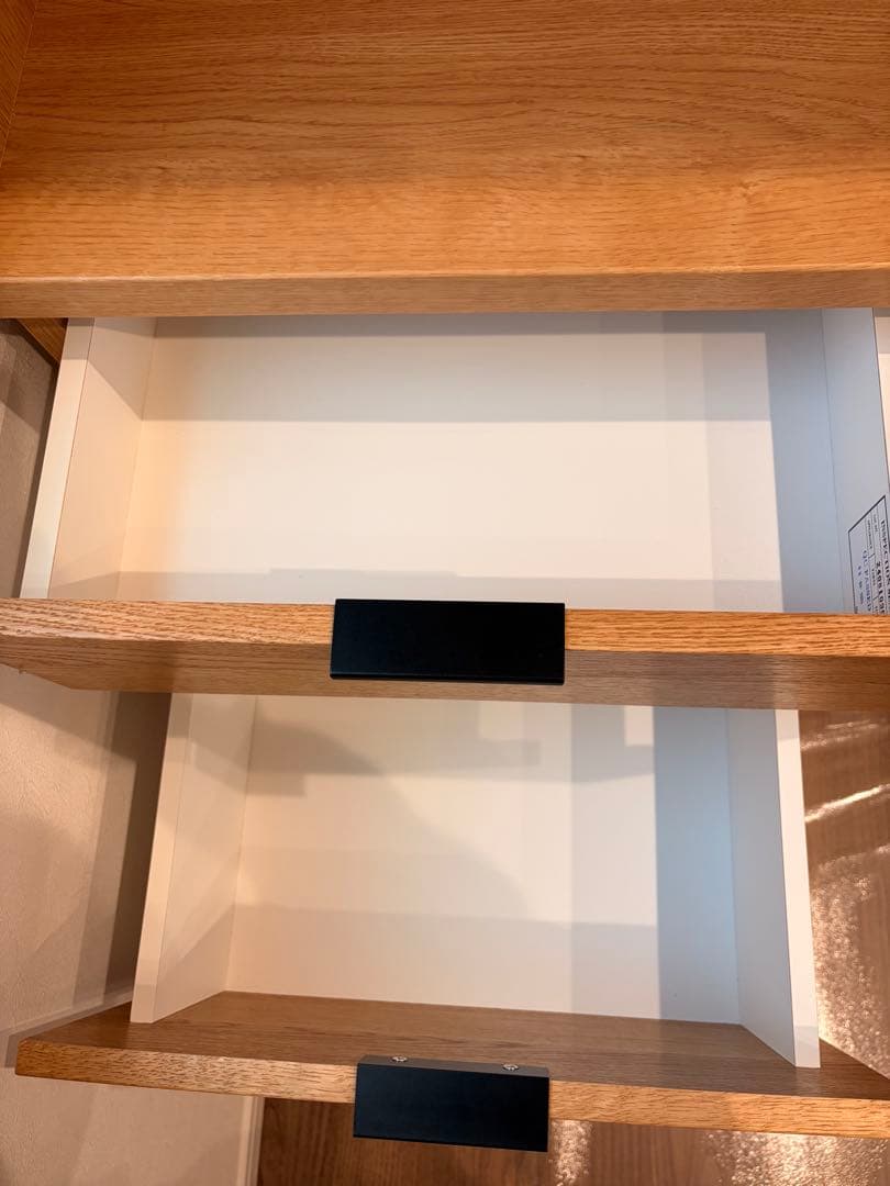 キッチンボード(エトナ90KB LBR) 食器棚　送料込み