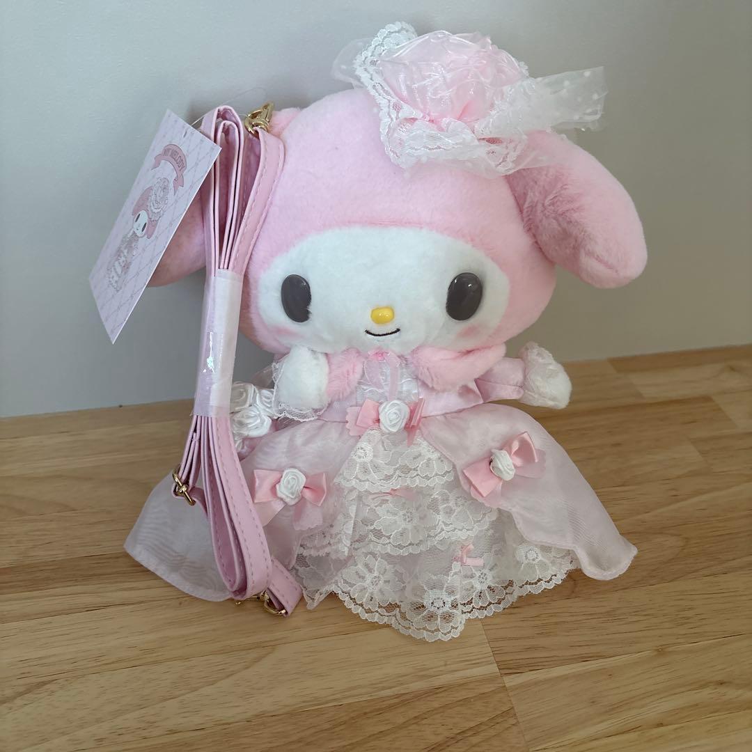 新品　レディマイメロディ　ぬいぐるみショルダーバッグ　ポシェット　マイメロ