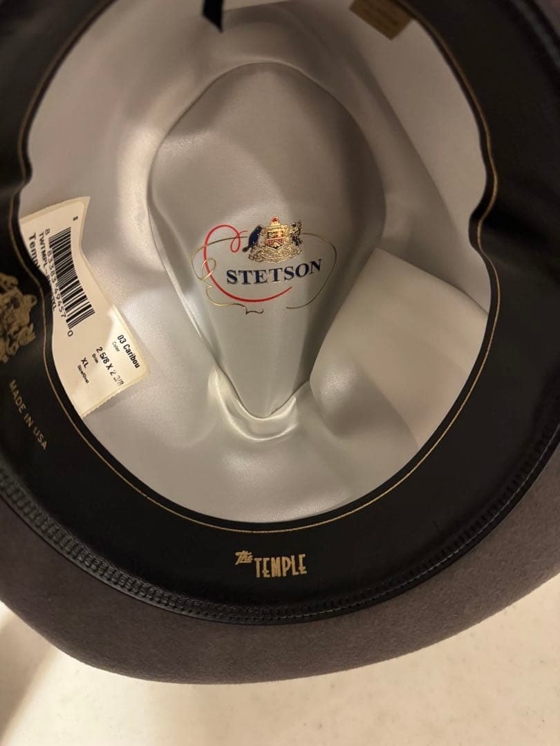 STETSON グレー 58cm から59cm temple キムタク