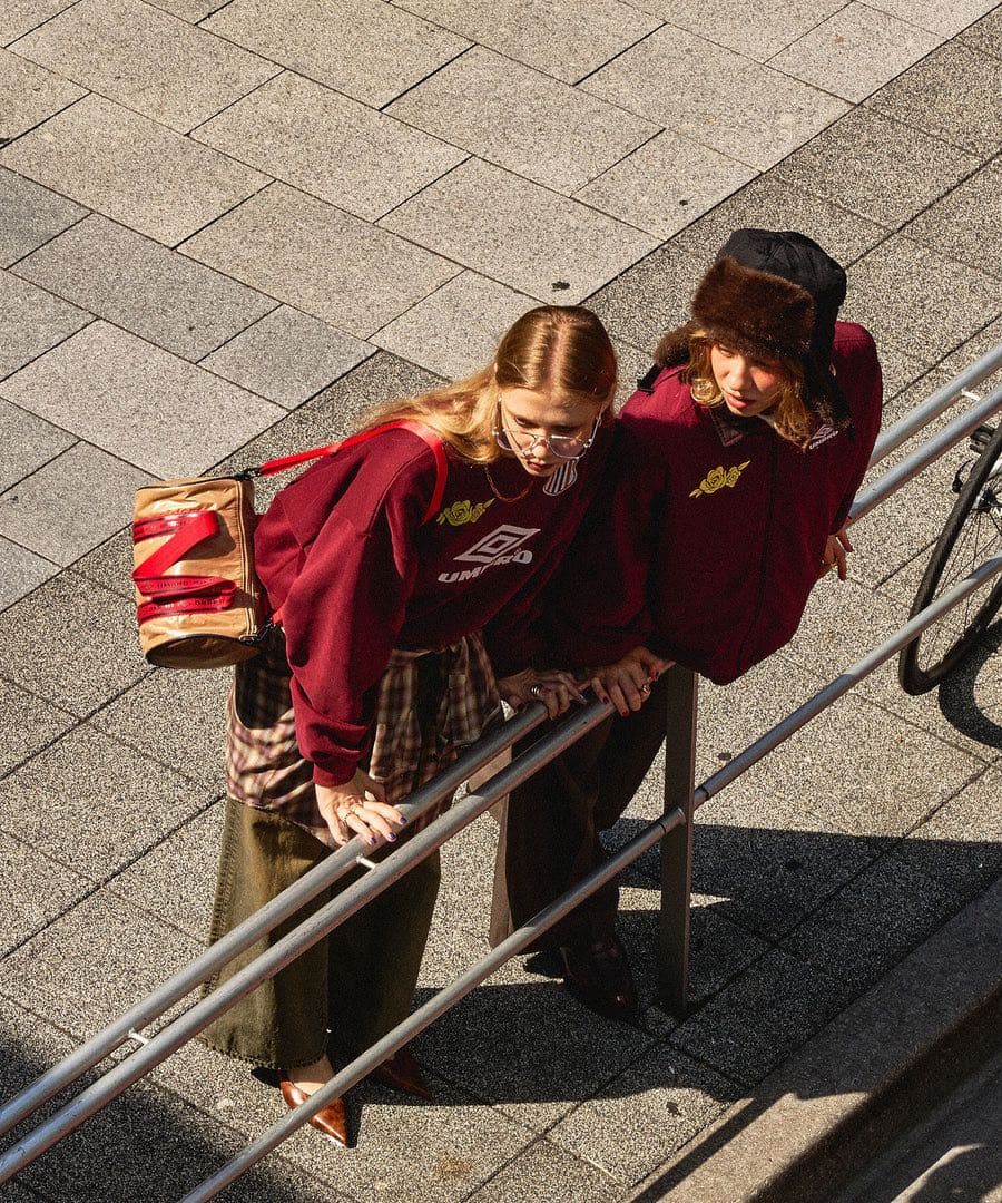 UMBRO × ROSE BUD/NYLON PUFFER JACKET
