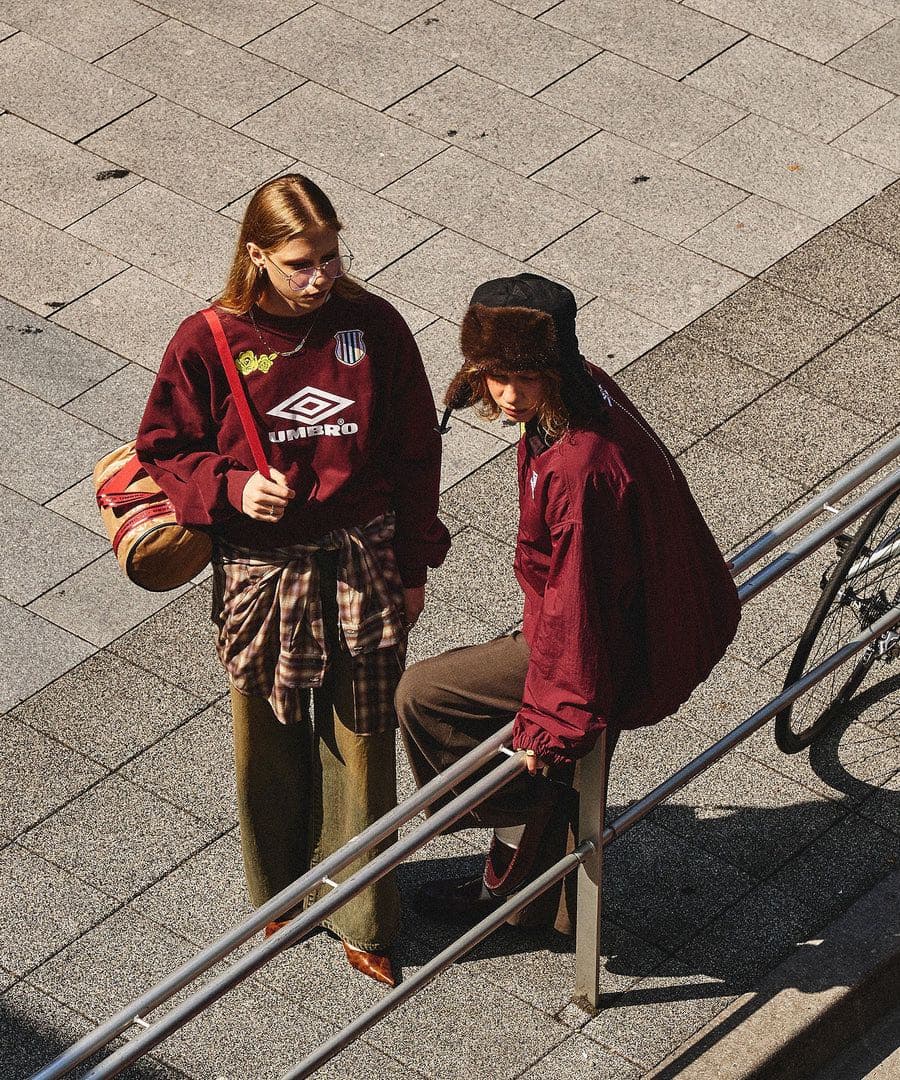 UMBRO × ROSE BUD/NYLON PUFFER JACKET