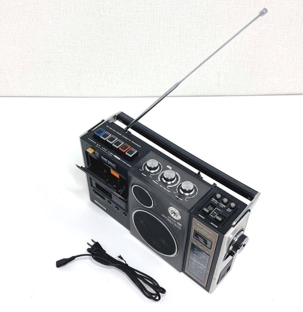 【動作品・希少】 TOSHIBA RT-580F ACTAS-580ラジカセ