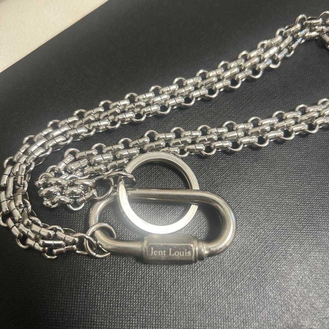 jentlouis シルバー　チェーンネックレス