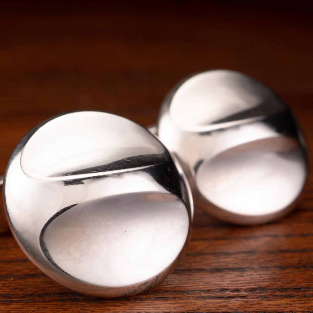 【欧州王室と皇室のお墨付】箱取説有 ジョージジェンセン カフリンクス 作品名82