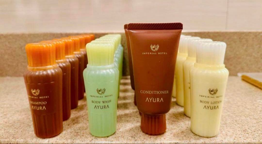 【aay】AYURA アユーラ 帝国ホテル アメニティセット　計52本
