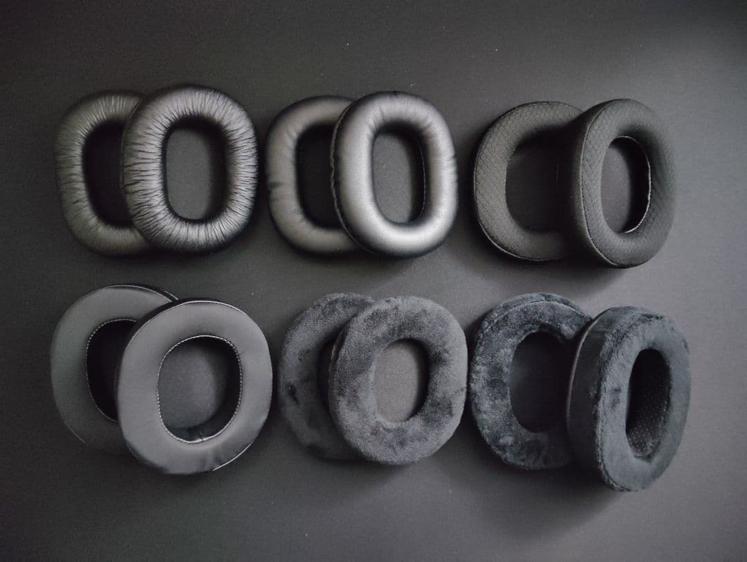 SONY MDR-7506、MDR-CD900ST 交換用イヤーパッド 6点