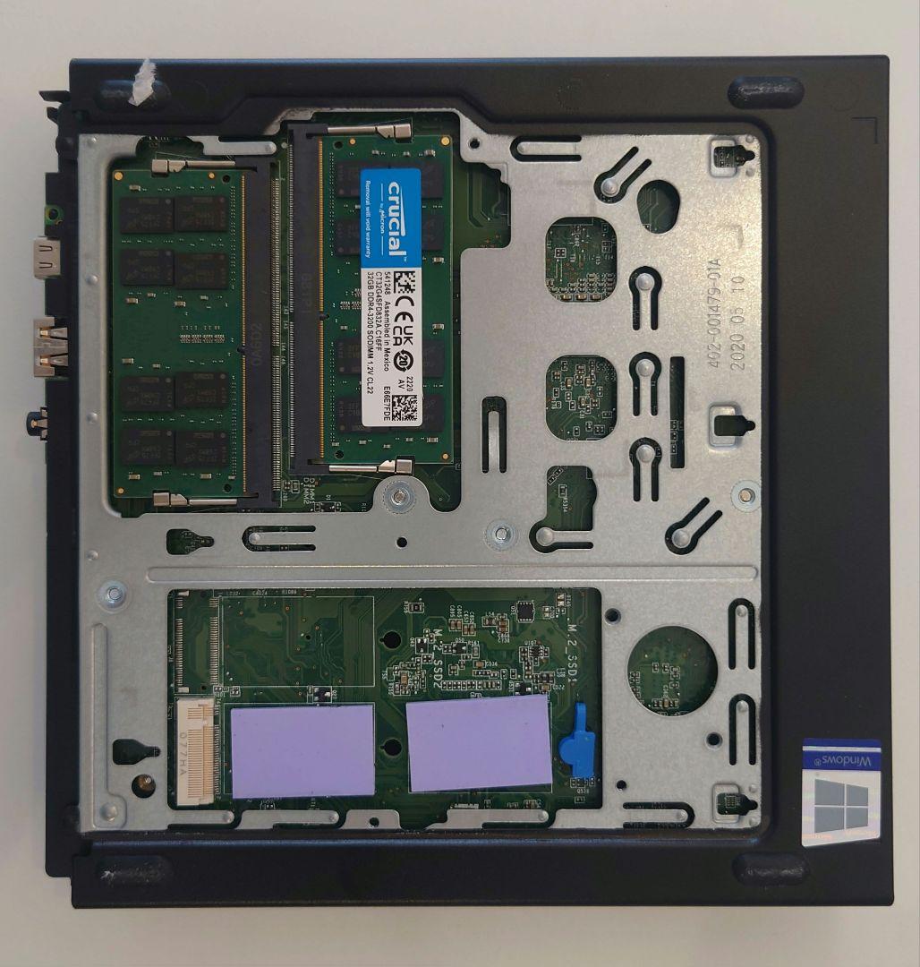 Lenovo ThinkCentre M75q メモリ 64GB ①