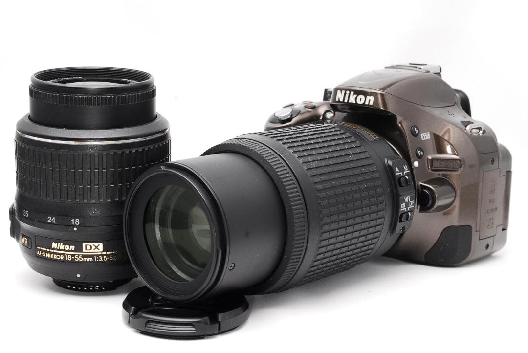 Nikon D5200 ✨️ Wレンズ 一眼レフ ブロンズカラー S数5164枚