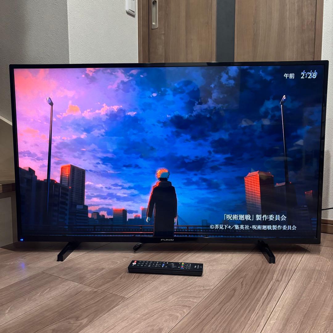福岡発　高画質 FUNAI 43V型 4K液晶テレビ FL-43U3130
