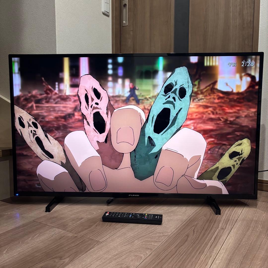 福岡発　高画質 FUNAI 43V型 4K液晶テレビ FL-43U3130