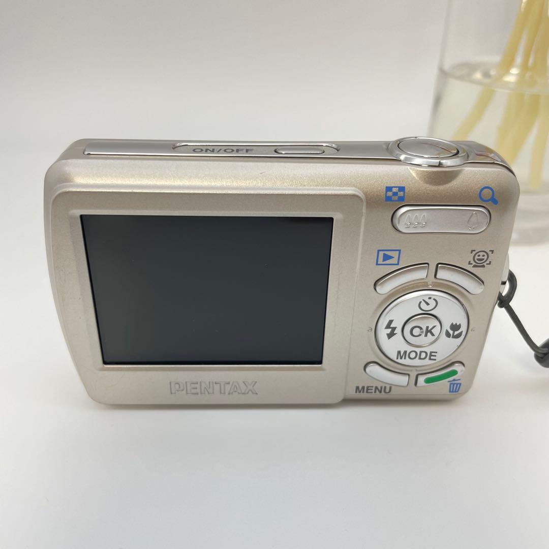 美品✨PENTAX Optio E70✨動作確認済 スマホ転送OK 単三電池♪