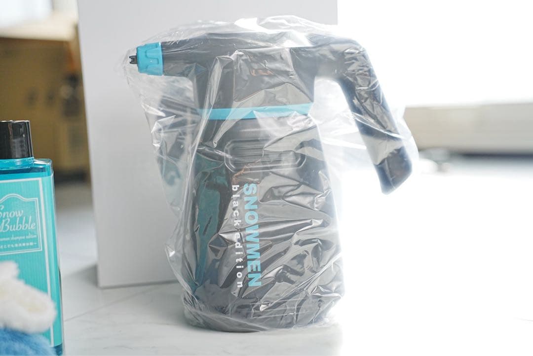 ながら洗車　スノーメンブラック『 誰でも泡洗車体験を 』フォームガン 洗車