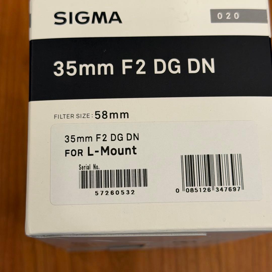 SIGMA 35mm F2 DG DN Lマウント