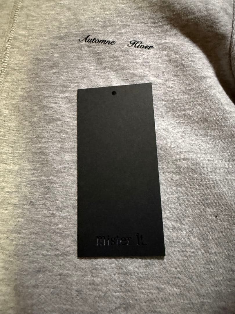 美品ミスターイットグレーkellytbdressロングTシャツ グレー36