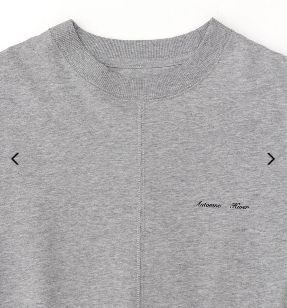 美品ミスターイットグレーkellytbdressロングTシャツ グレー36