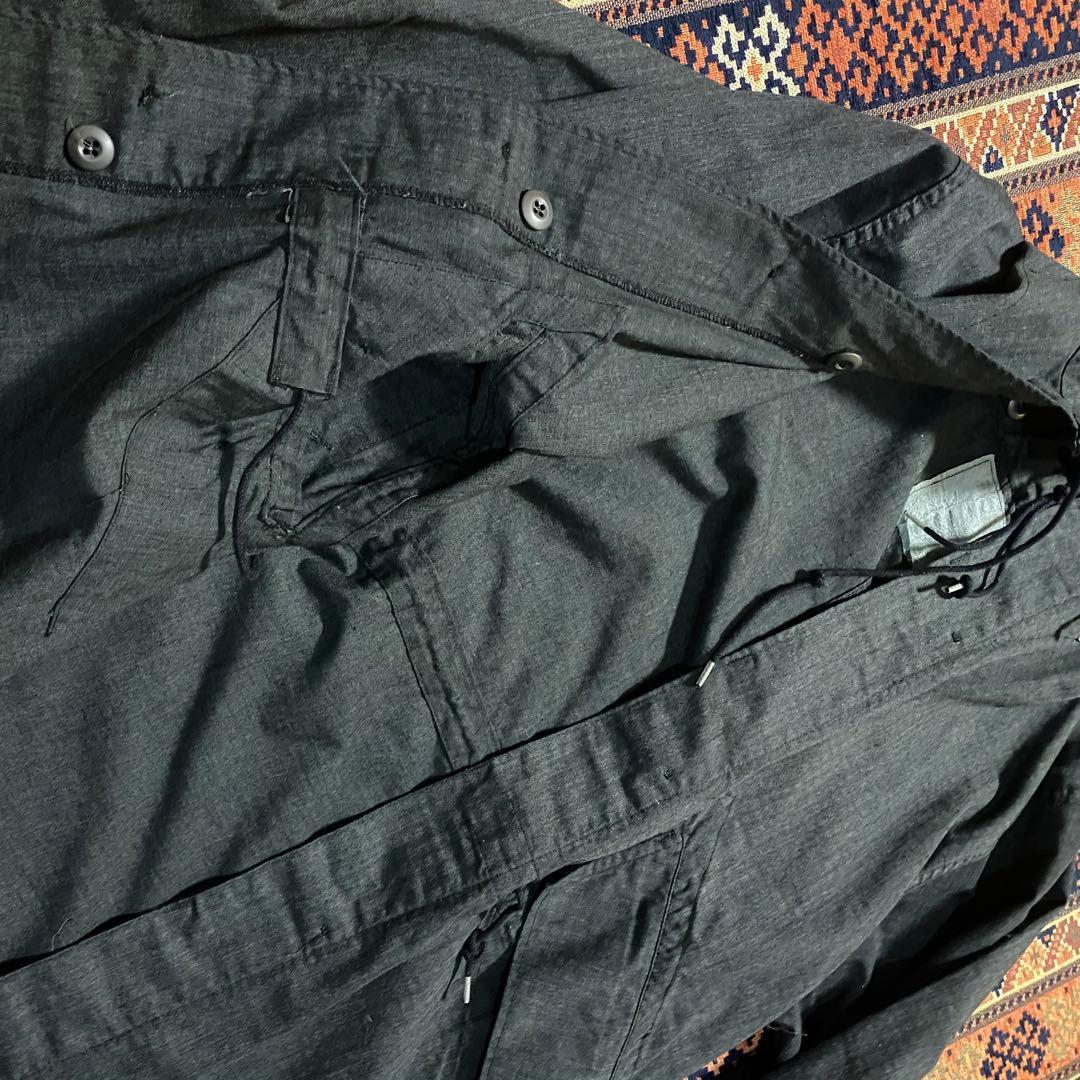 アメリカ軍 ナイトデザートカモパーカー　黒染め ブラックダイ　フィッシュテール