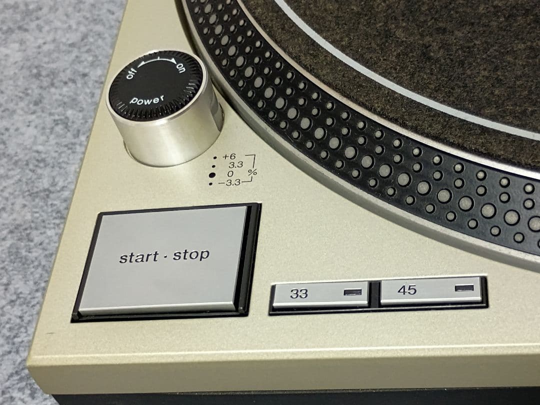 Technics SL-1200MK3D ターンテーブル カバー付き