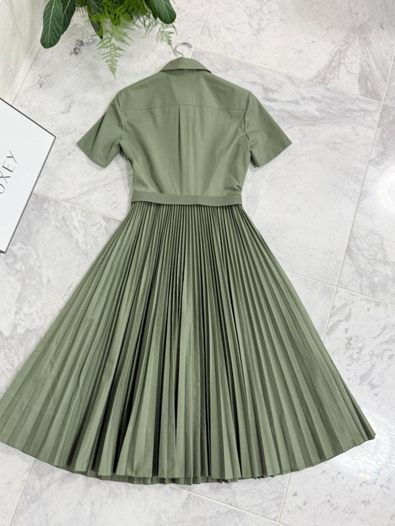 未使用★TORY BURCH ポプリンプリーツシャツドレス 2