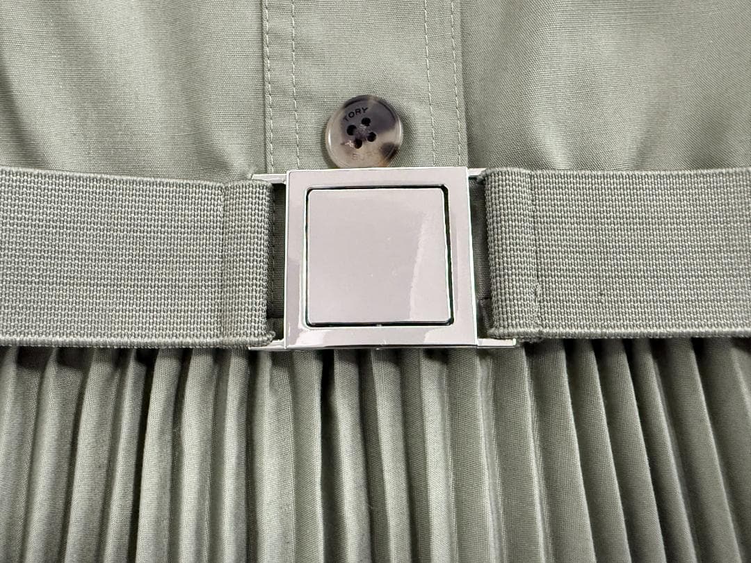 未使用★TORY BURCH ポプリンプリーツシャツドレス 2