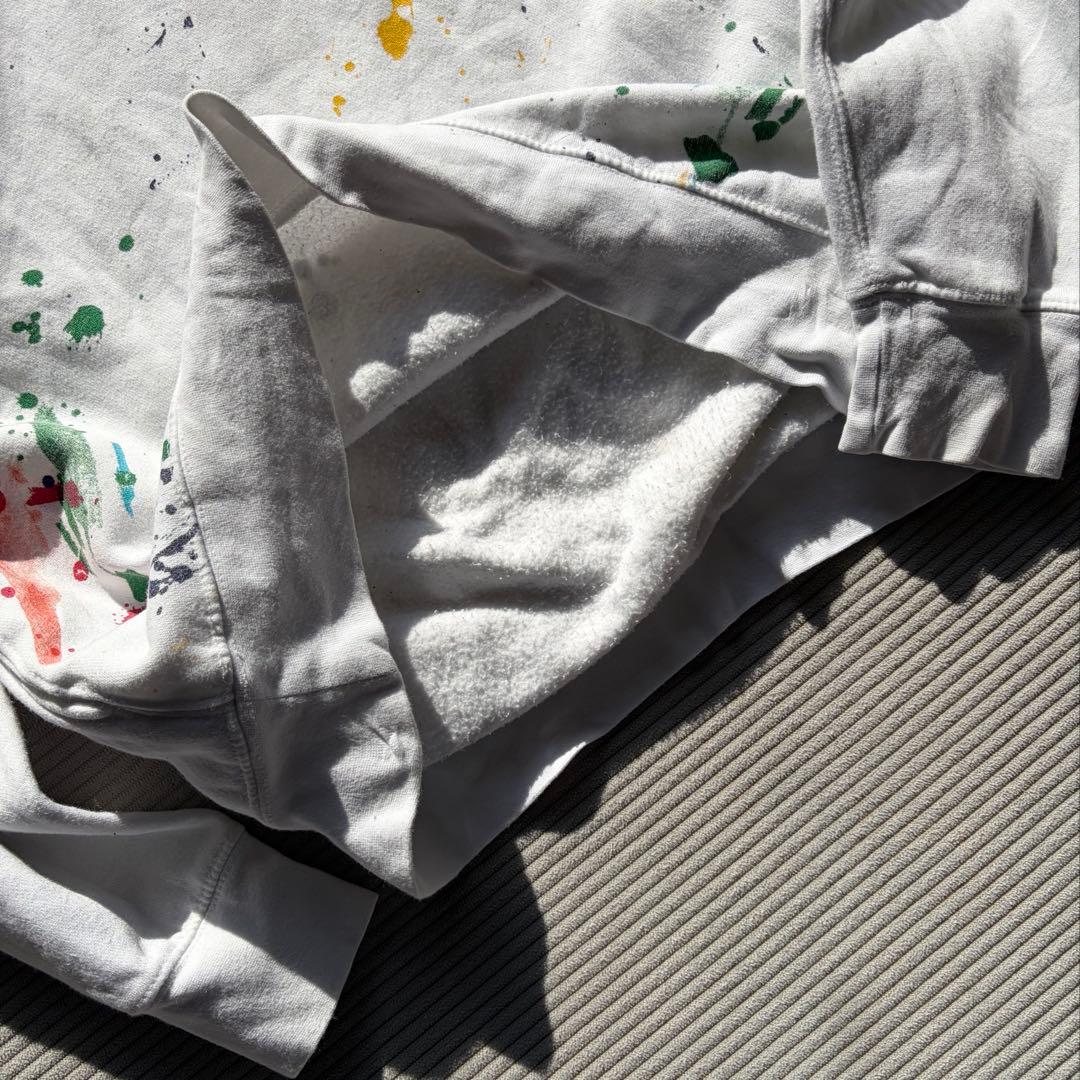 ポロベア　ポロラルフローレン ペインティングパーカー ホワイト