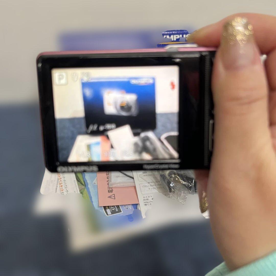 OLYMPUS μ-7010 ピンク デジタルカメラ