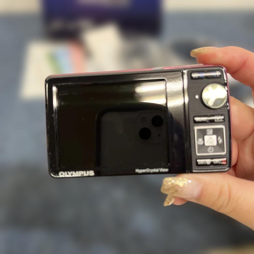 OLYMPUS μ-7010 ピンク デジタルカメラ