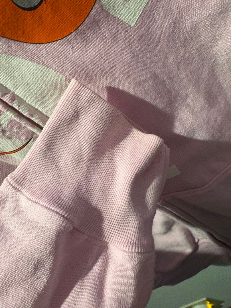 A BATHING APE ピンク パーカー　APEE