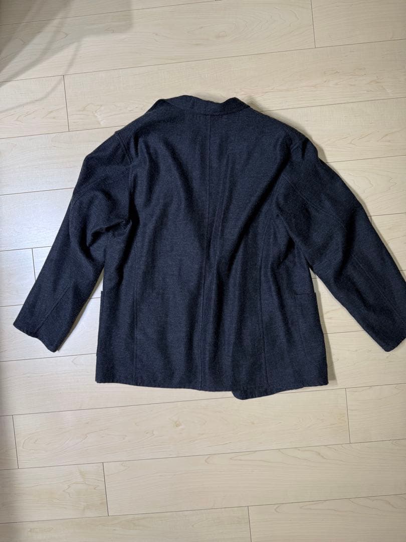 comoli カシミヤシルク ジャケット & ドローストリングパンツ