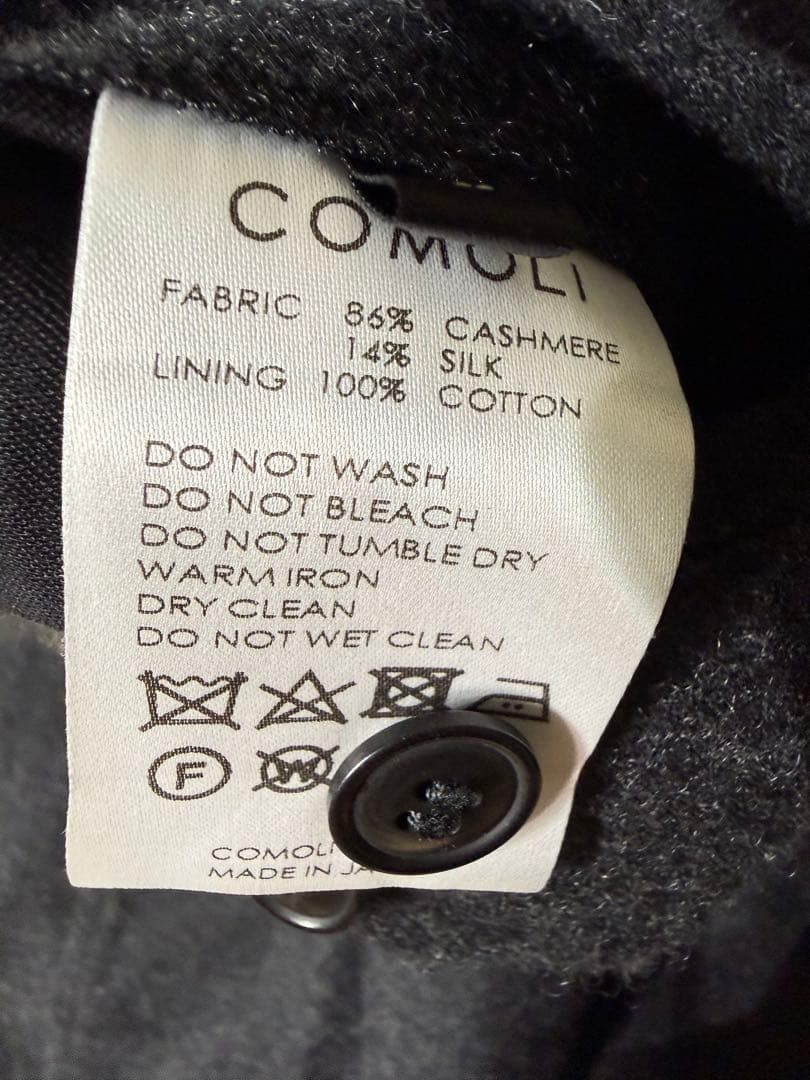 comoli カシミヤシルク ジャケット & ドローストリングパンツ