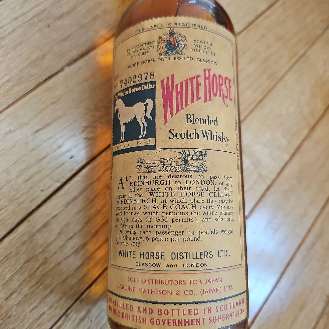 古酒　未開封　ホワイトホース 特級　ティンキャップ