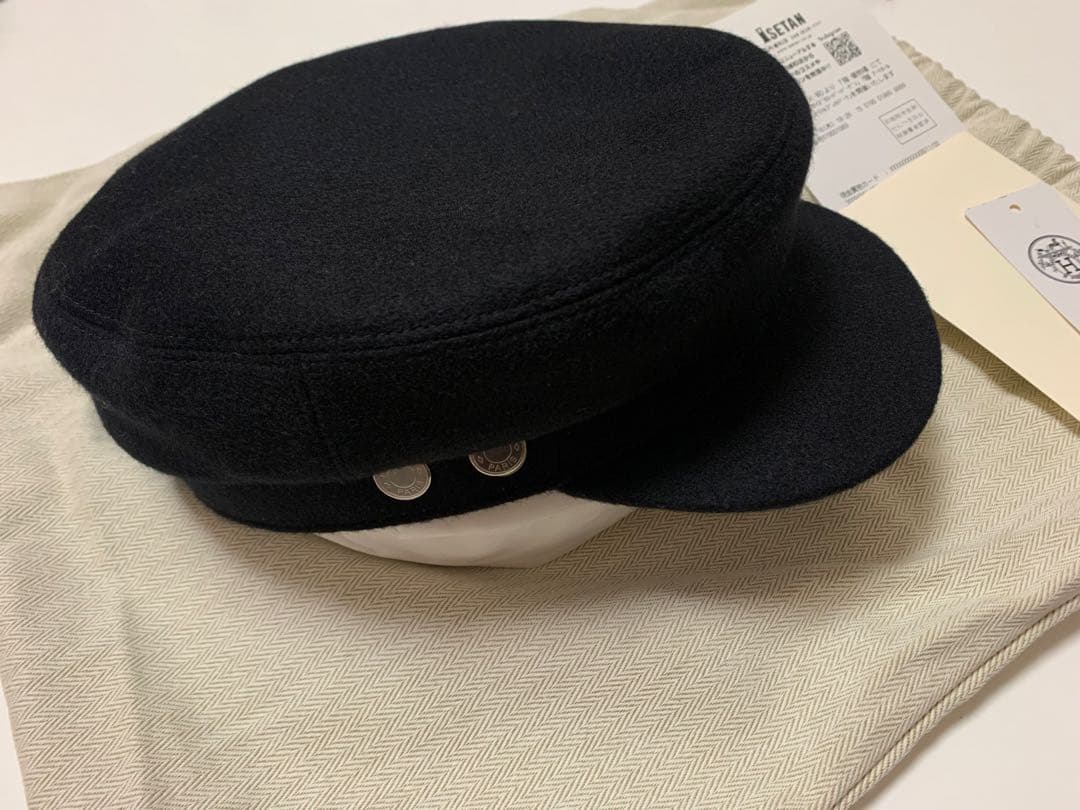 【美品】 HERMES エルメス Deauville キャスケット 57