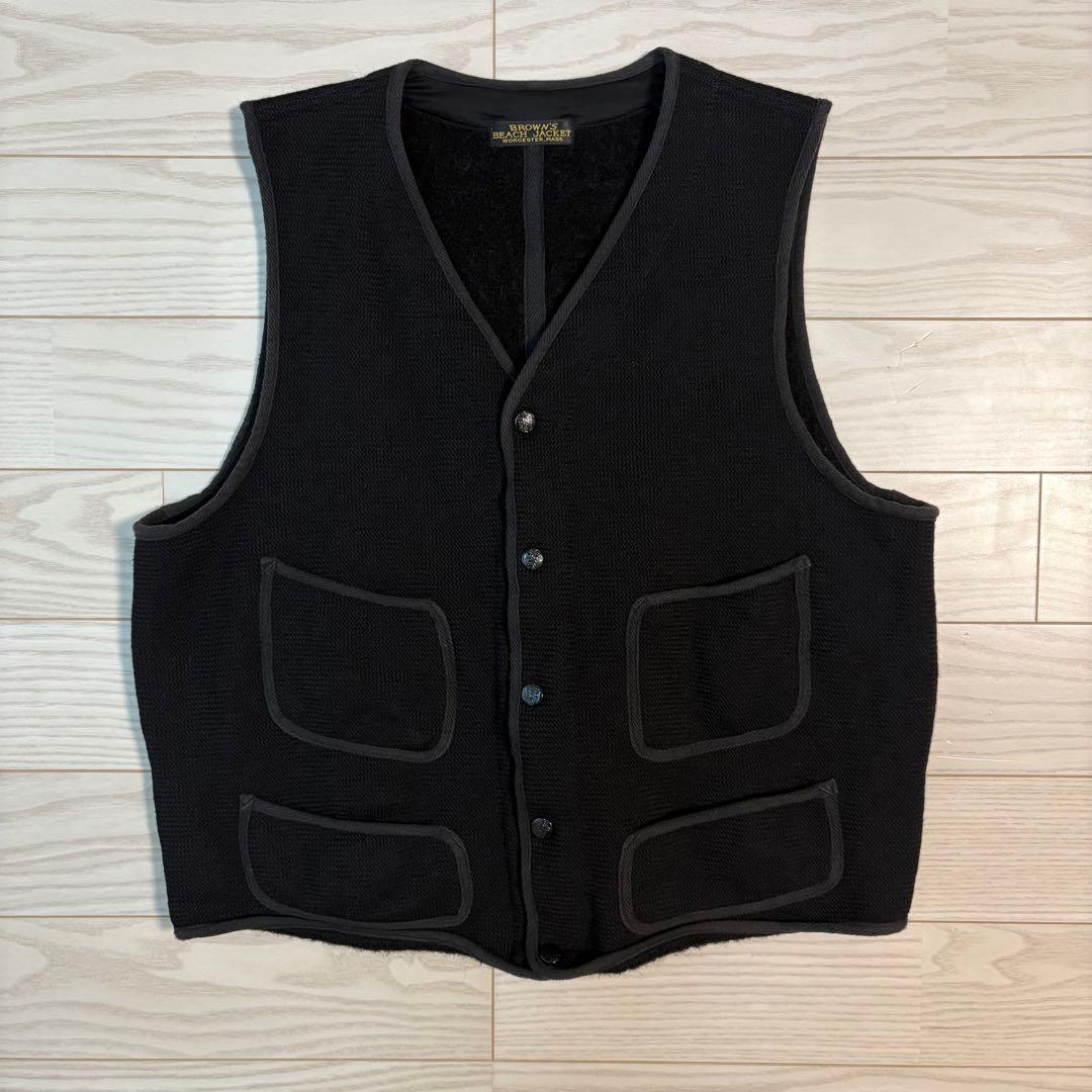BROWN'S BEACH JACKET ロストヒルズ製　ベスト サイズ40