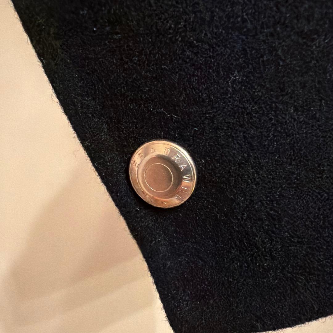 新品未使用 Drawer ウールケヌキファーカラー ジャケット コート 38