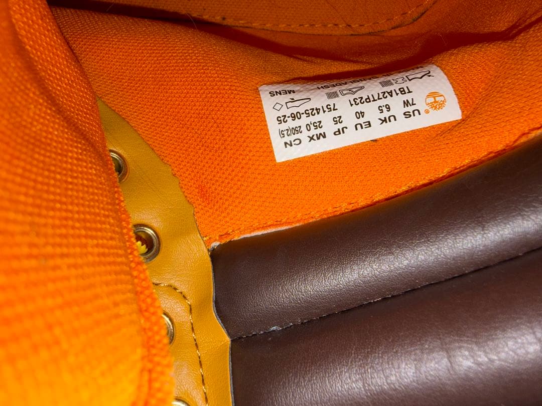 Timberland 6インチ ウォーター レジスタントブーツ 25.0