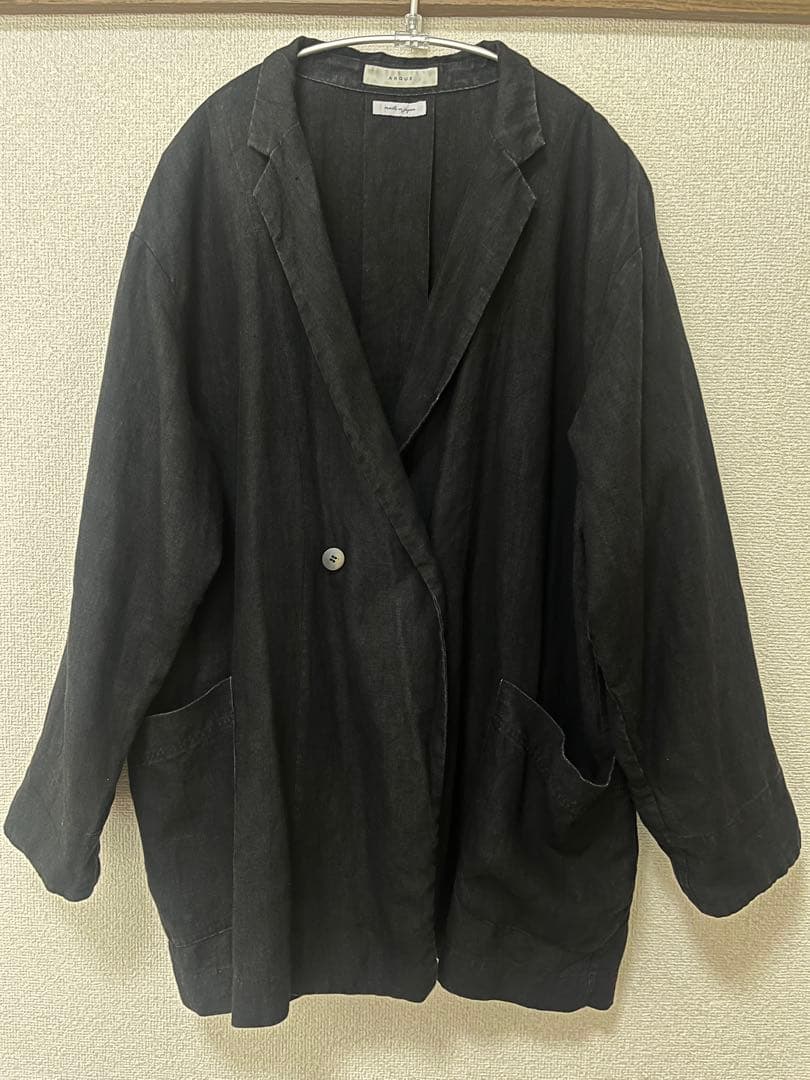 ジャケット・アウター argue ANTIQUE DUSTY DYE LINEN JACKET