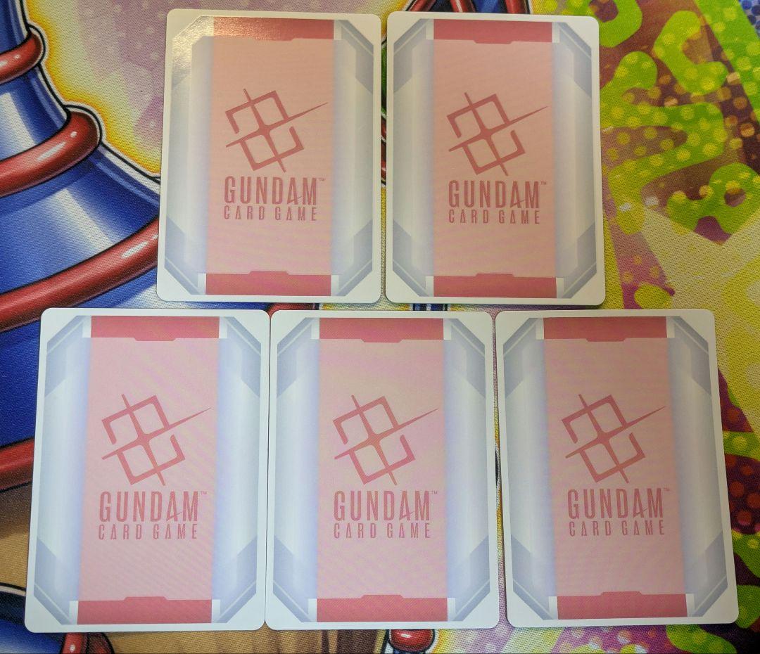 ガンダムカード　刹那&エクシア　リソース　言語エラー品　簡体字　5枚