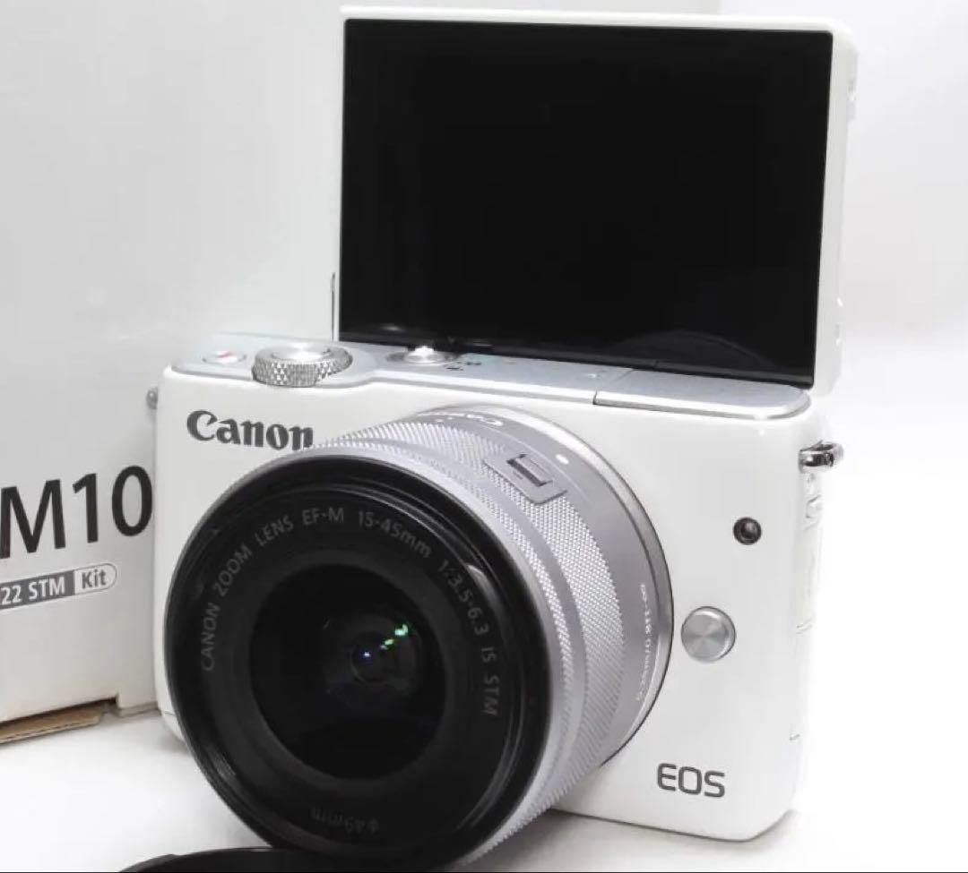 ❤️Wi-Fiでシェア＆自撮り❤️Canon EOS M10 レンズキット