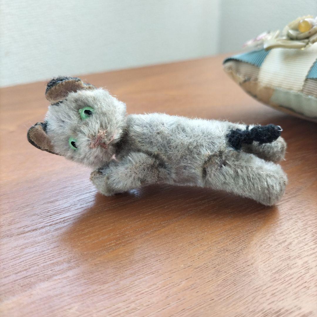 ドイツ　ビンテージ　schuco ノアズアーク　灰色猫 キャット