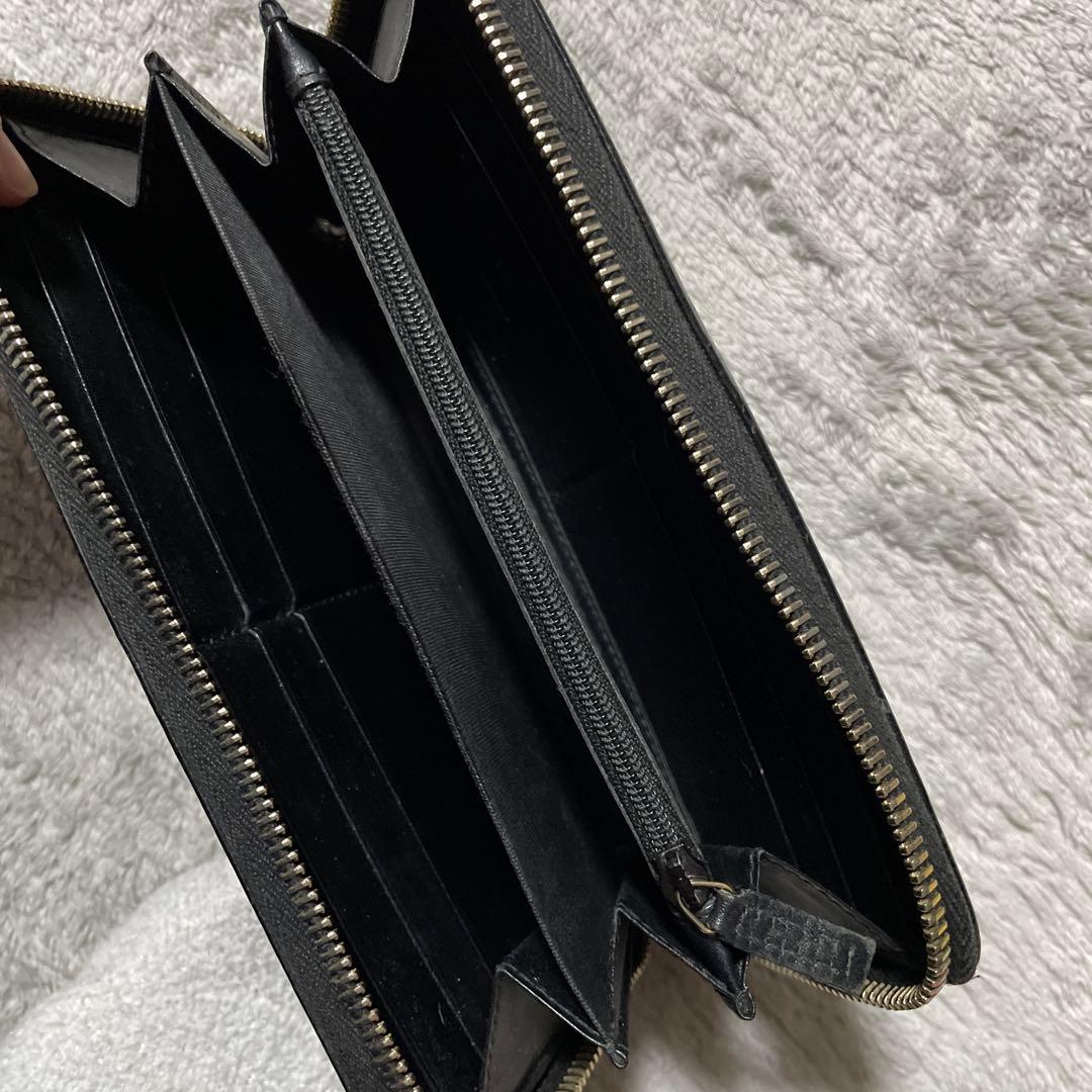 イヴサンローラン 長財布 エナメル