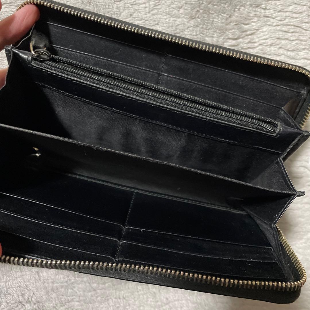 イヴサンローラン 長財布 エナメル