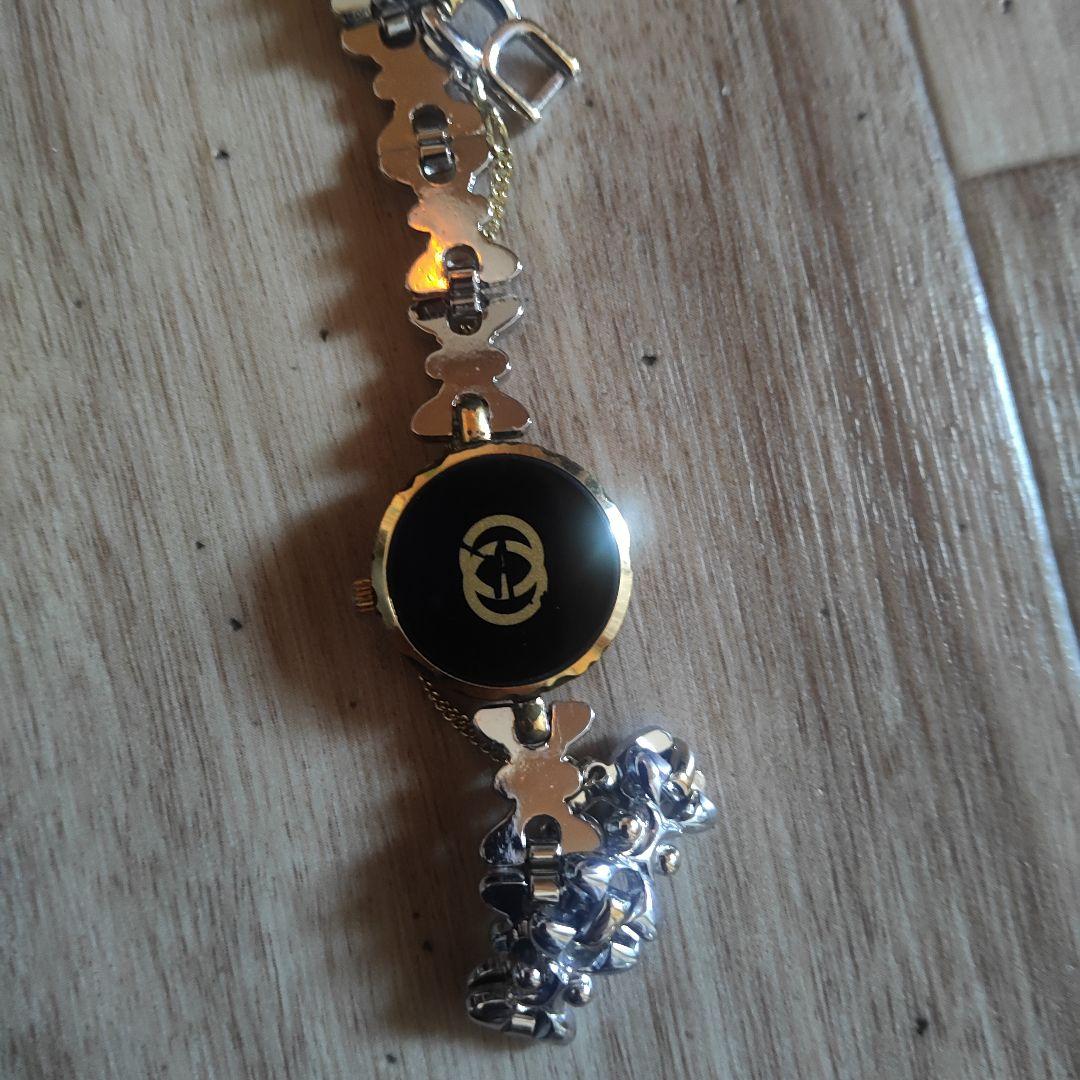 HERMES　 長財布 黒 、GUCCI　レディース　腕時計【ジャンクセット】