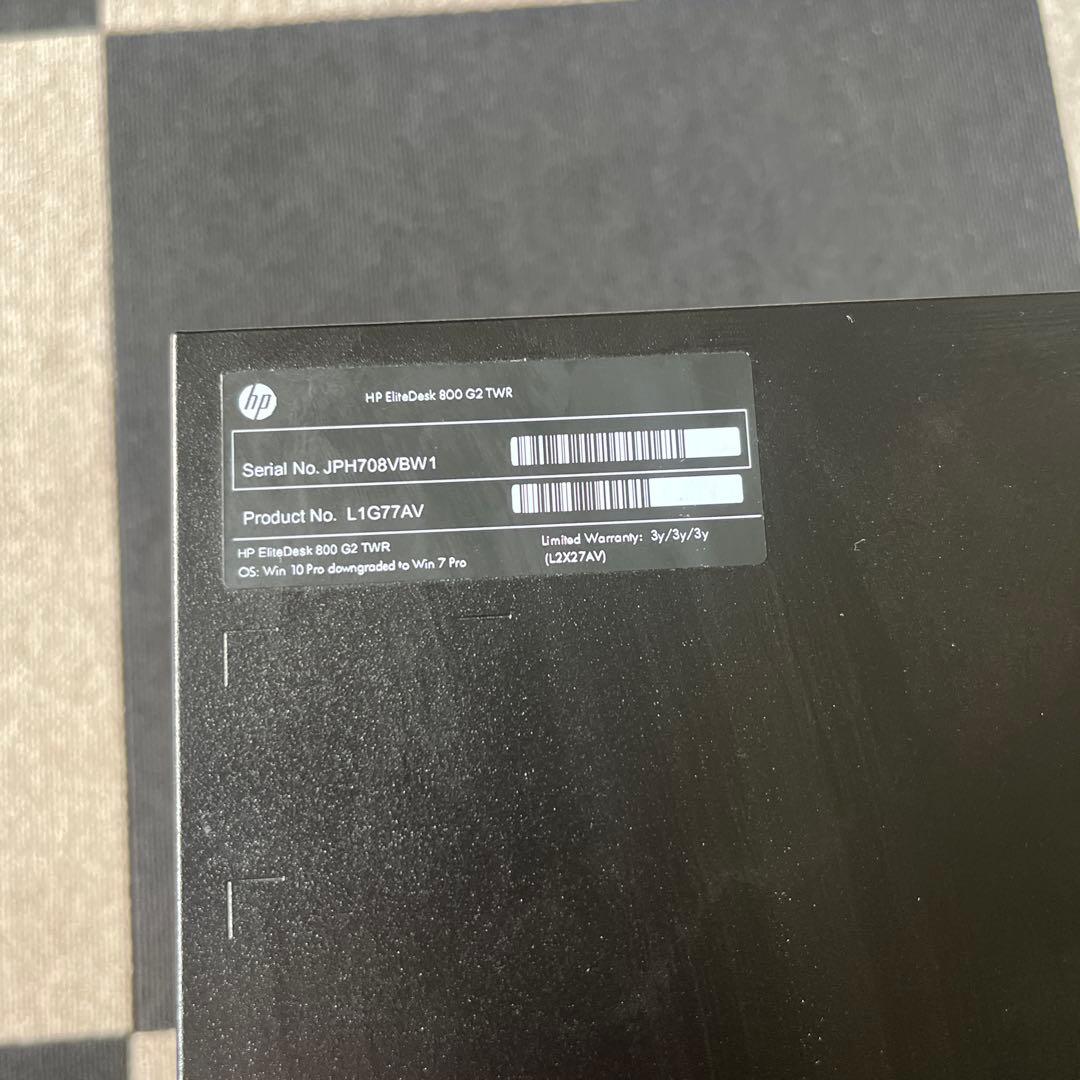 Windowsデスクトップ HP EliteDesk 800 G2 TWR Core i7 GTX960