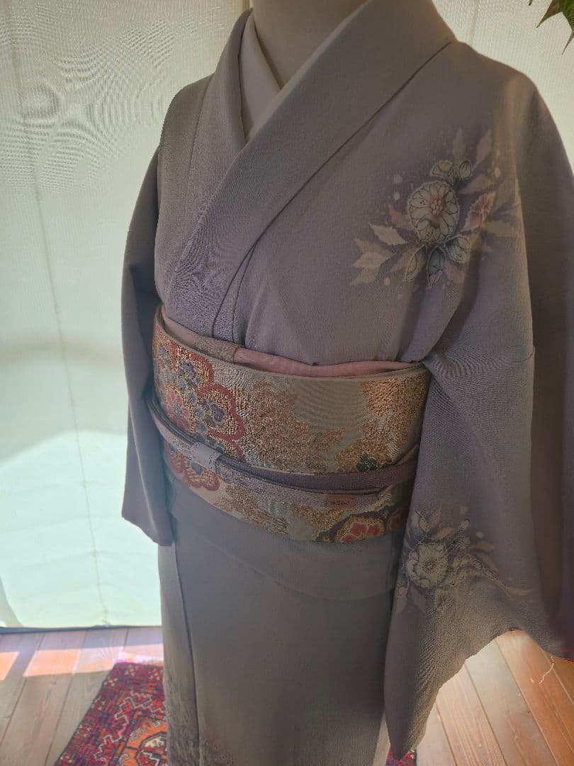 桐屋翠山工房 訪問着・付け下げ フルセット 薄紫