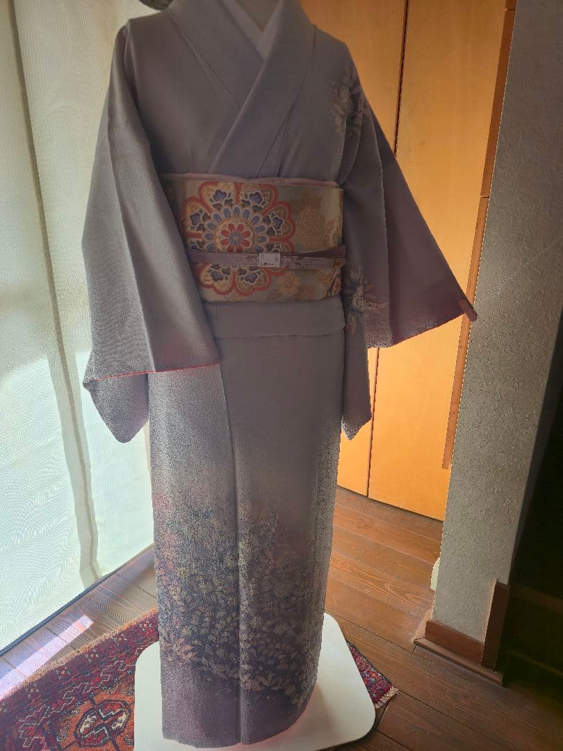 桐屋翠山工房 訪問着・付け下げ フルセット 薄紫