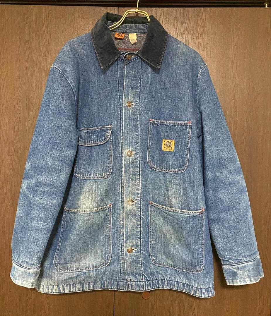 USA製70s 80s BIGBEN デニム カバーオール 裏ブランケット 40