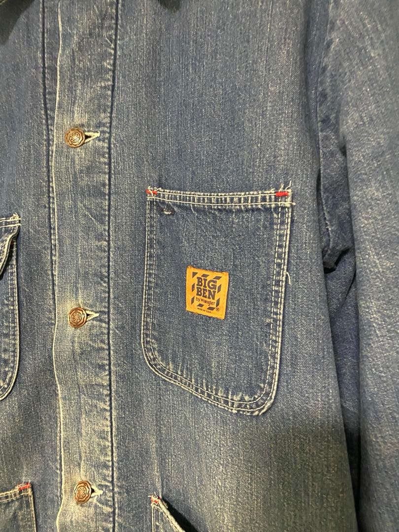 USA製70s 80s BIGBEN デニム カバーオール 裏ブランケット 40