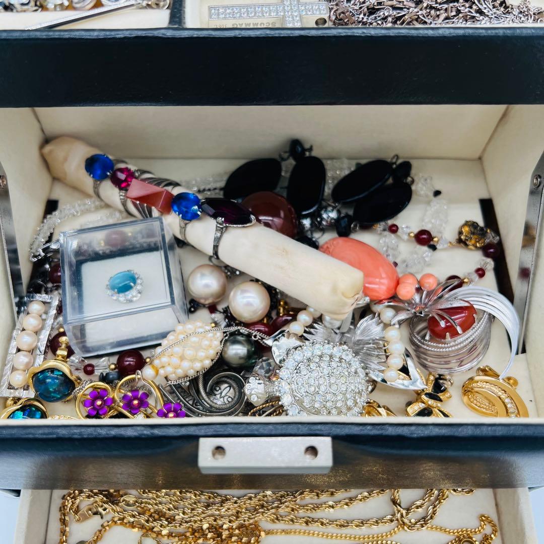 イミテーションアクセ まとめピアス ネックレス リング925刻印pt900ピアス