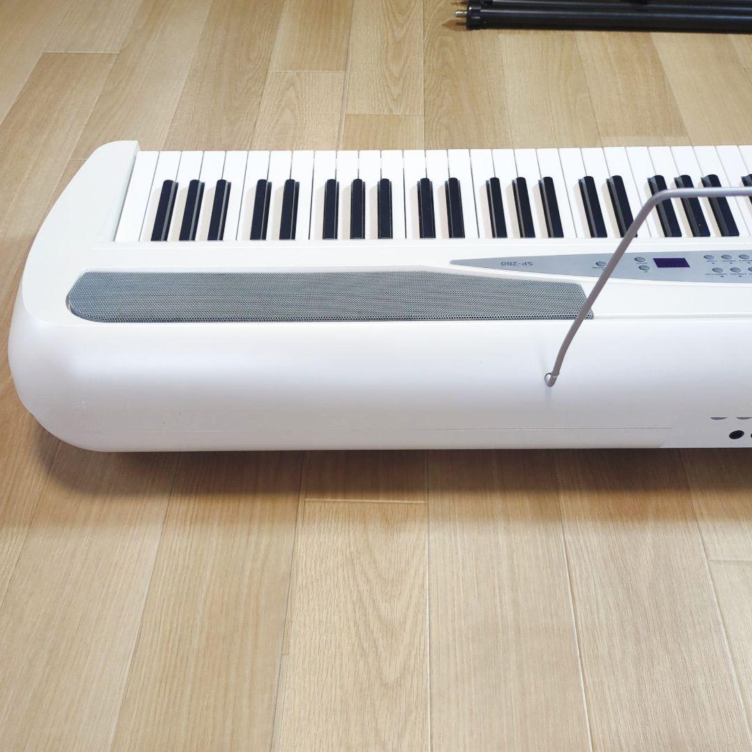 KORG SP-280-WH 電子ピアノ ホワイト 美品 88鍵盤 付属品多数