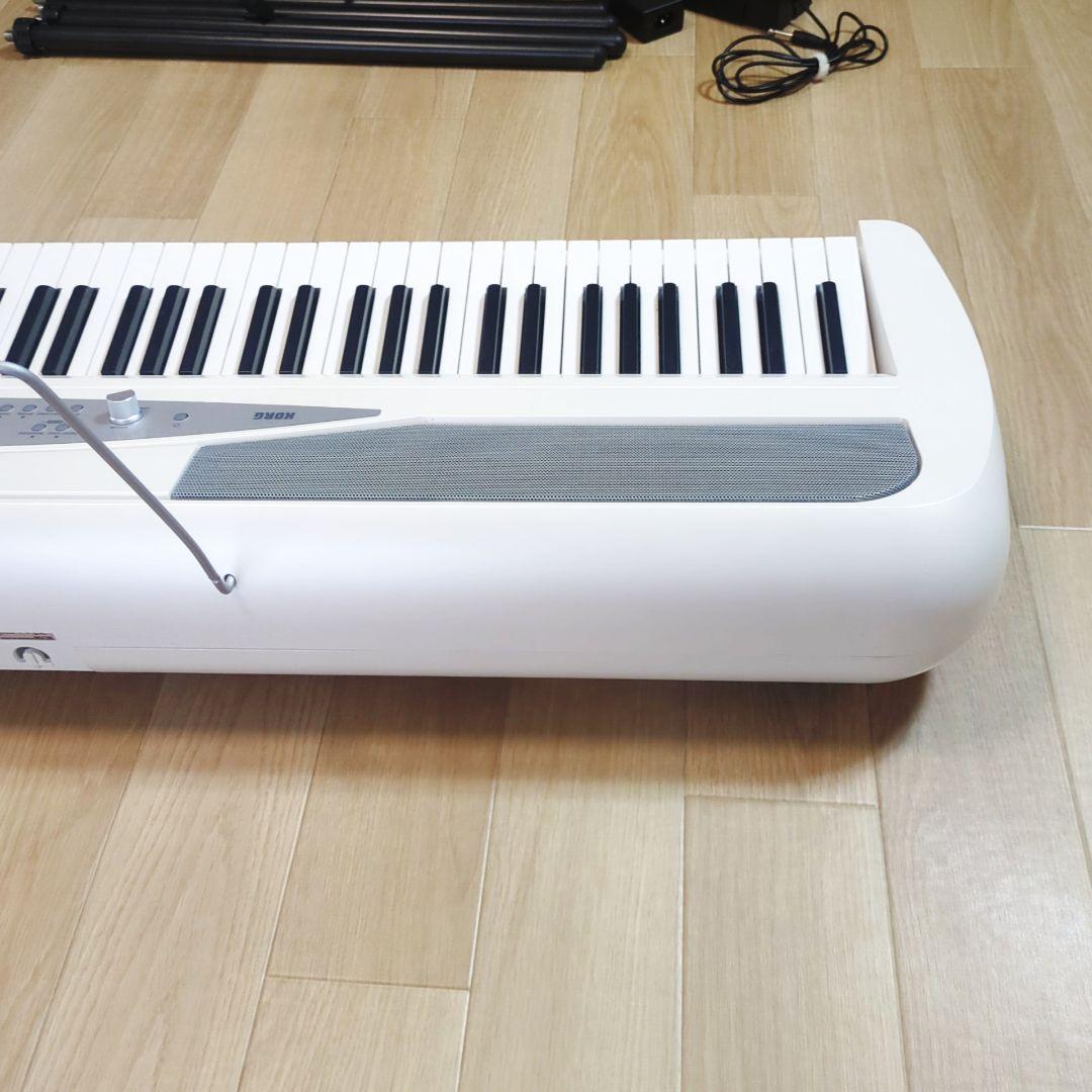 KORG SP-280-WH 電子ピアノ ホワイト 美品 88鍵盤 付属品多数
